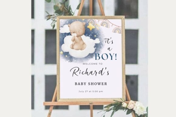 Baby Shower Welcome Sign Template 74