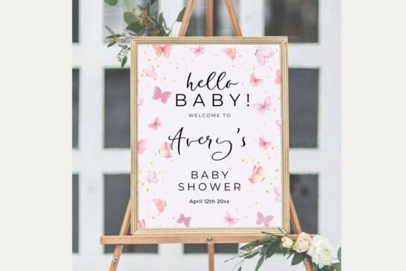 Baby Shower Welcome Sign Template 77