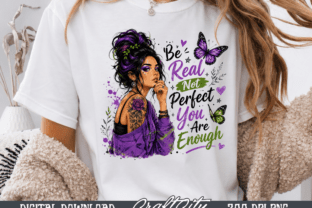 Be Real Not Perfect PNG | Inspirational Graphic by Craftcity · Creative ...