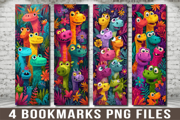 Cartoon Cute Dinosaur Kids Bookmark