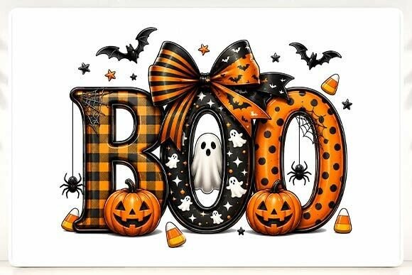 Cute Halloween Boo PNG