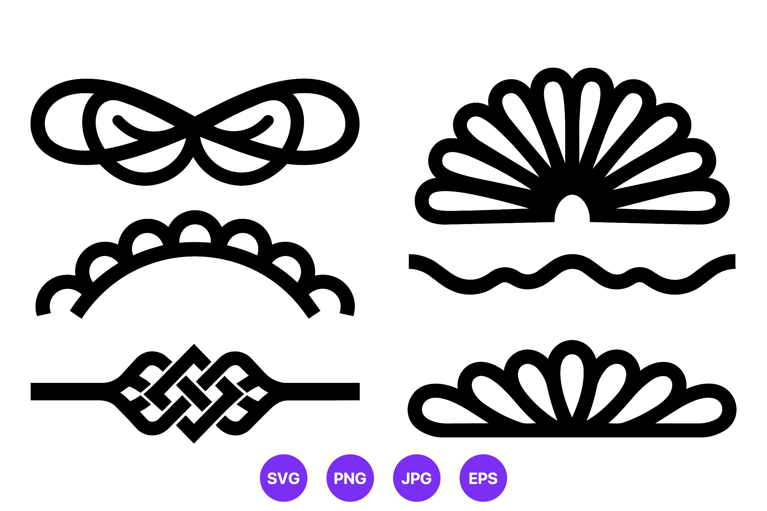 Decorative Borders and Flourish Vector
