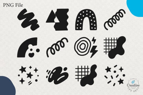 Geometric Elements Vector Clipart Set