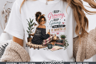 Keep Growing Keep Going PNG | Inspiratio Graphic by Craftcity ...