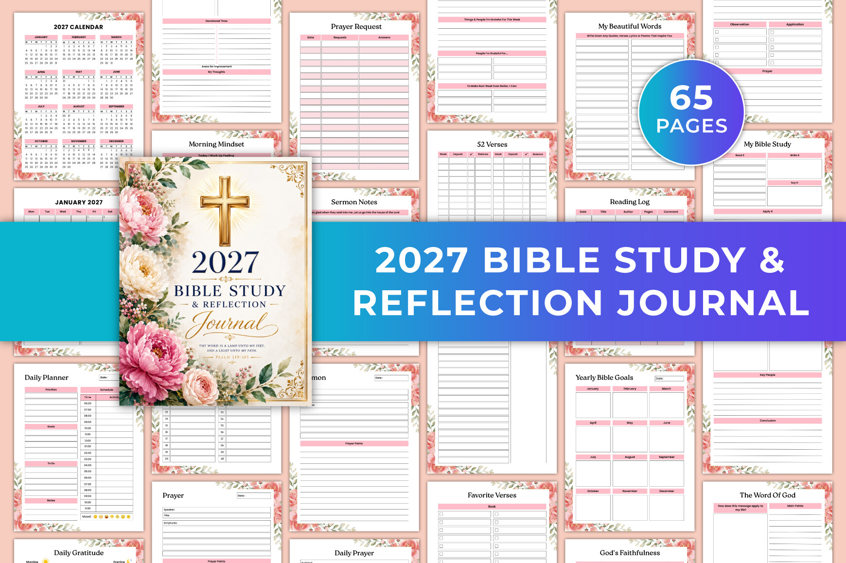 2027 Bible Study & Reflection Journal