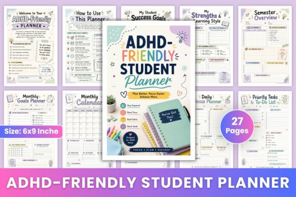 ADHD-Friendly Student Planner