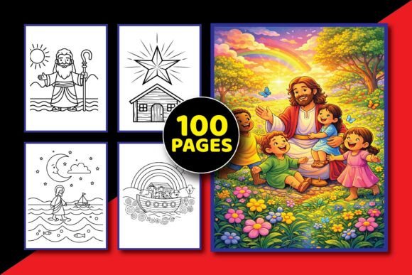 Bible Stories Coloring Book for Kids