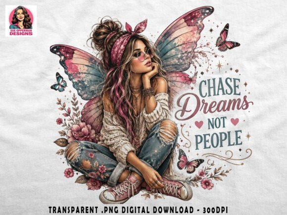 Chase Dreams Not People | Boho Fairy
