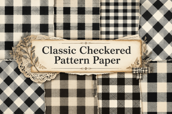 Classic Checkered Pattern Paper