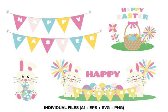 Easter Bunny Clipart for Classroom