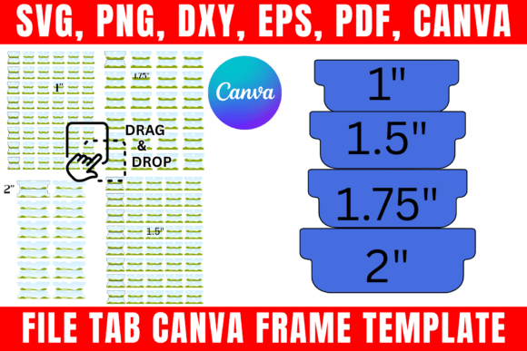 File Tab Templates, Folder Tag Graphic Print Templates By freshzone228