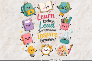 Learn Lead Inspire Forever PNG Graphic by Craftcity · Creative Fabrica