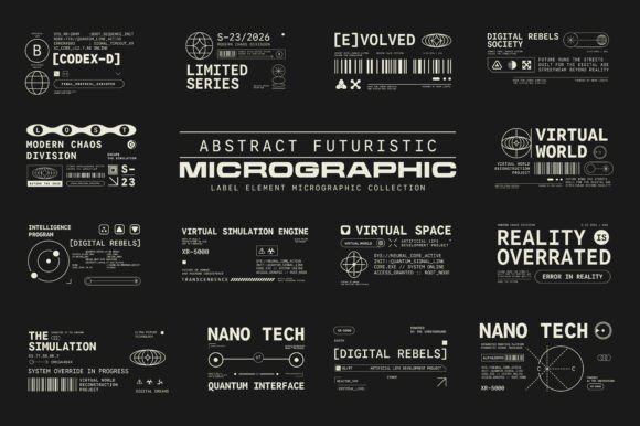 Micrographic Element Abstract Shape