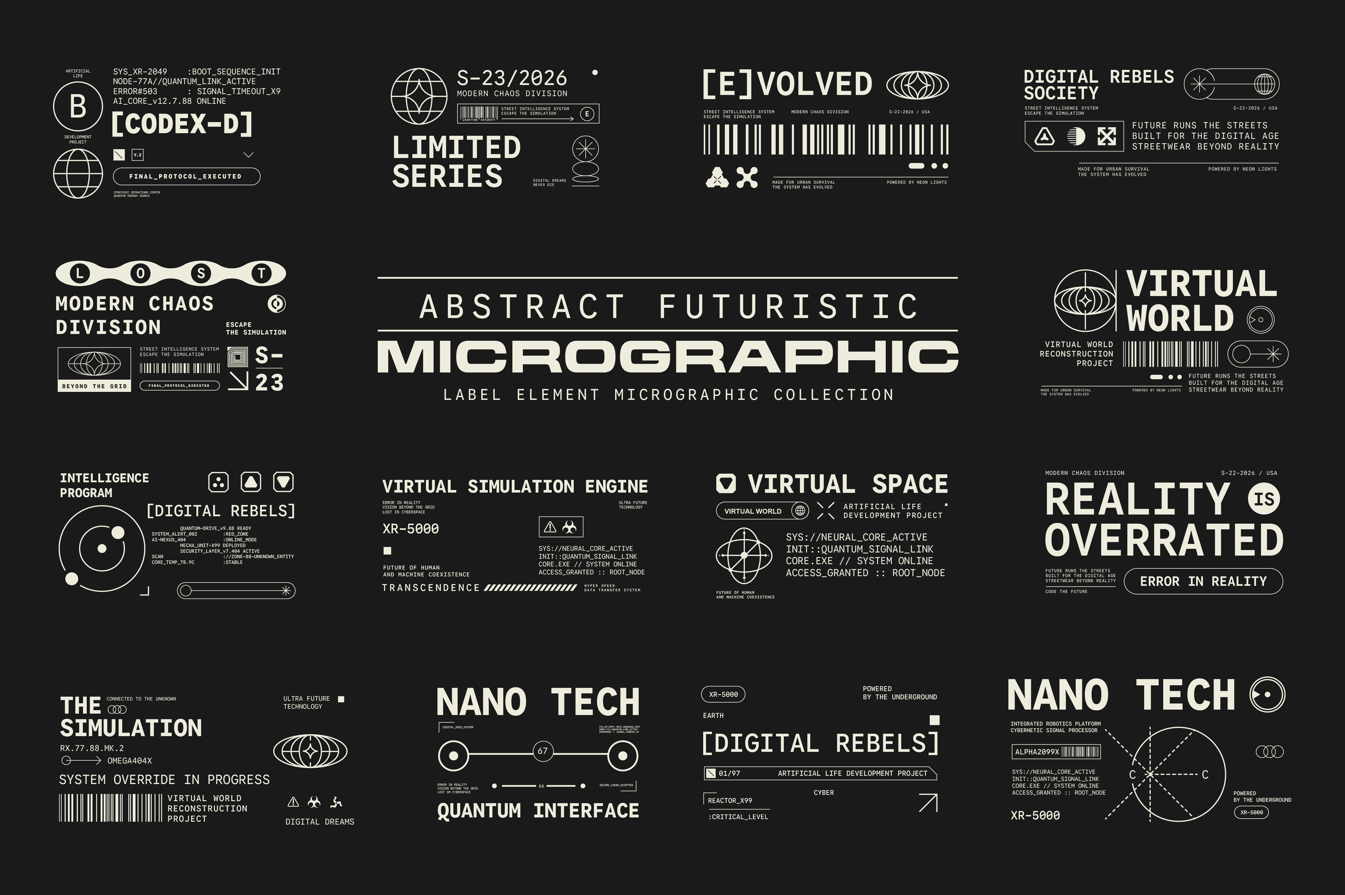 Micrographic Element Abstract Shape