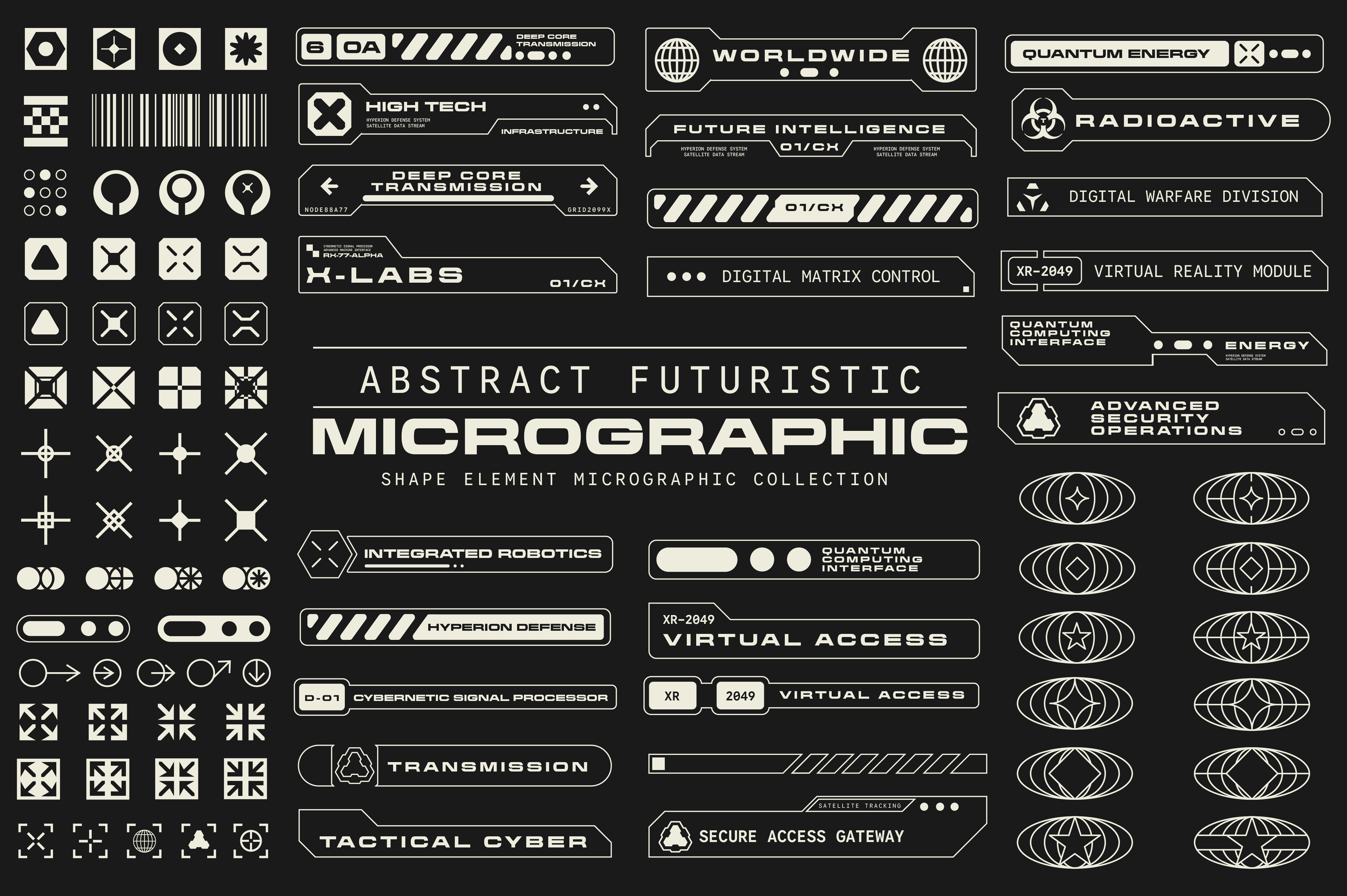 Micrographic Element Abstract Shape