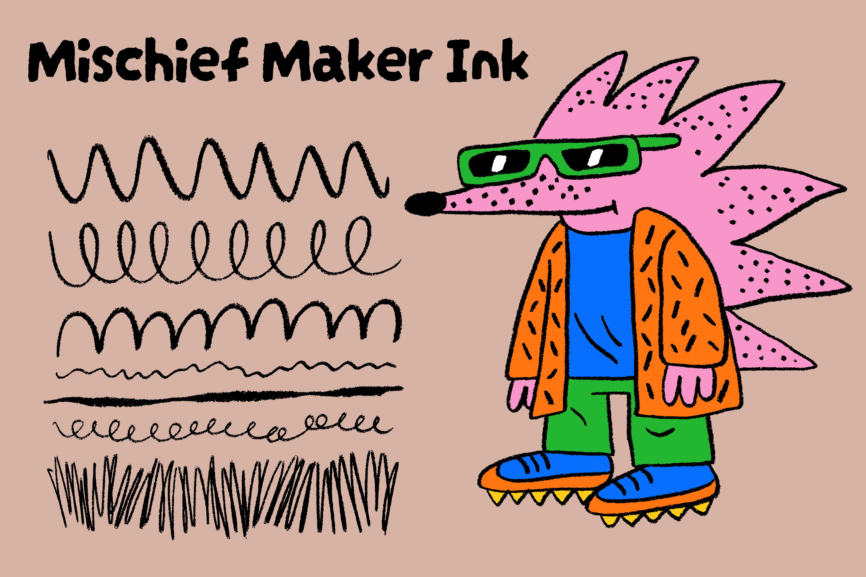 Mischief Maker Ink Procreate Brush