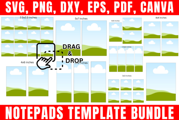 Notepads Canva Template Bundle