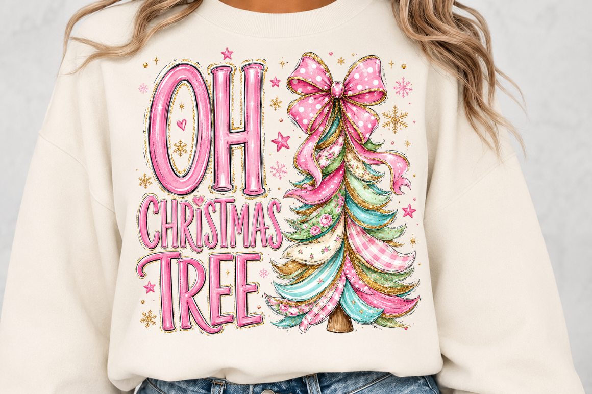 Oh Christmas Tree PNG Design,christmas