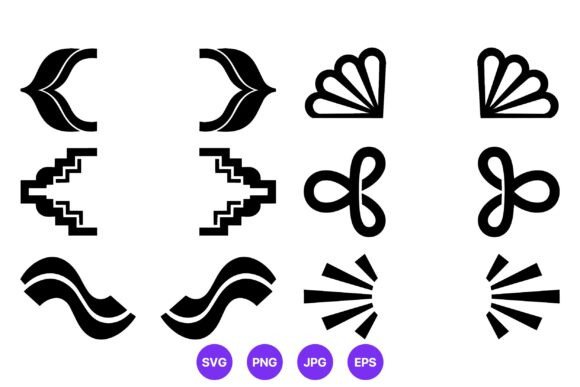 Ornamental Corner Vector Art Set