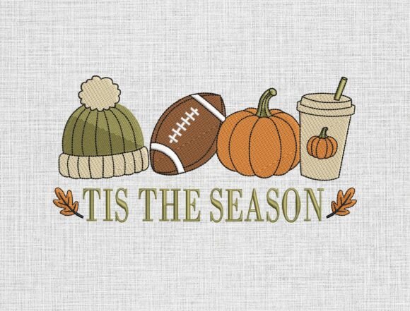Tis the Season Embroidery Design