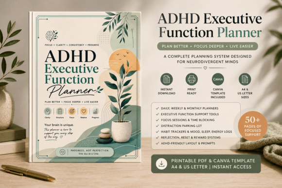 ADHD Executive Function Planner