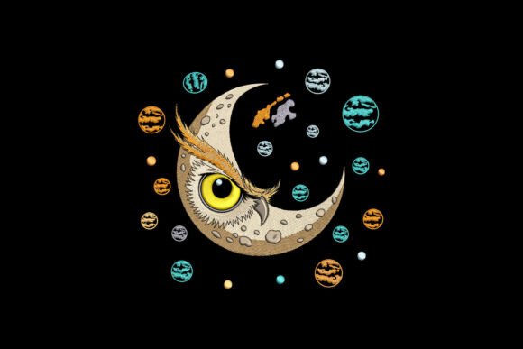 Celestial Owl Moon