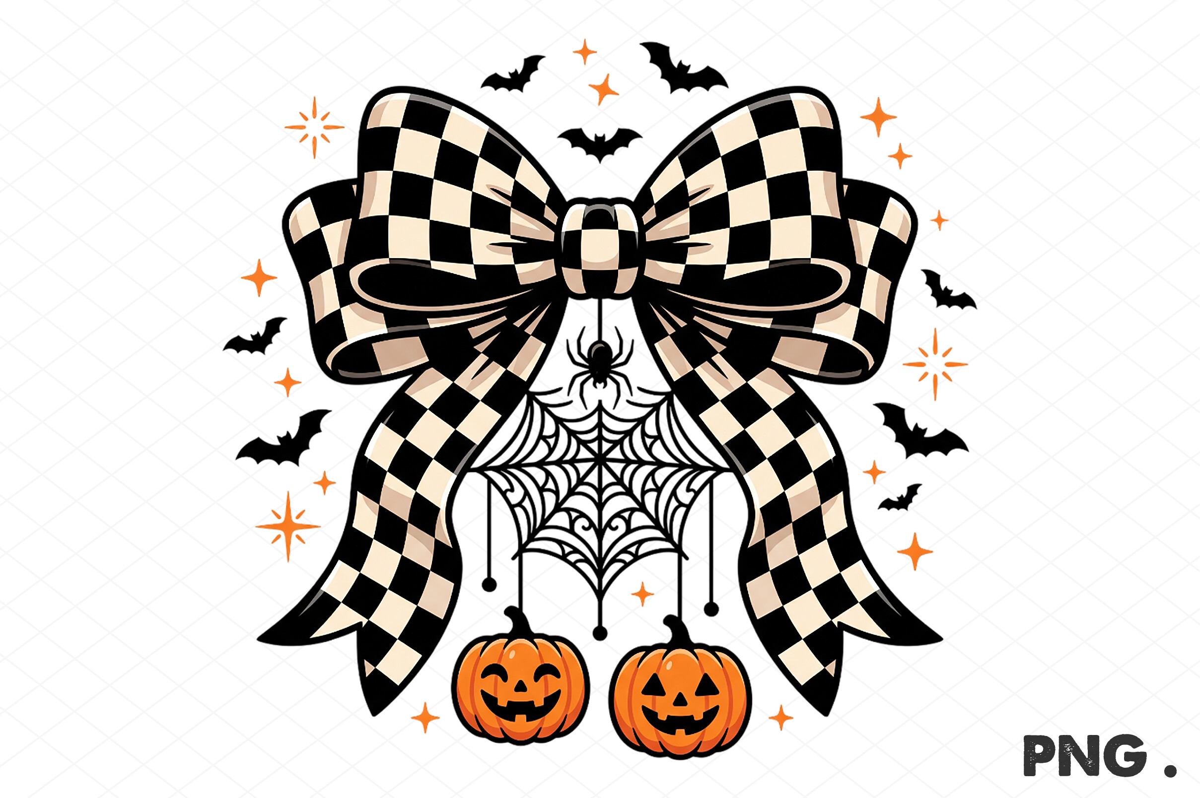 Halloween Coquette Bow PNG Graphic by cherrydesign · Creative Fabrica