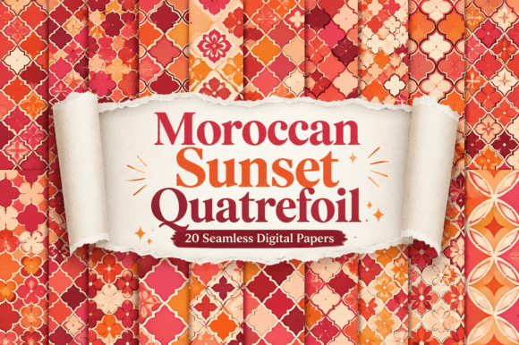 Moroccan Sunset Quatrefoil – Pattern