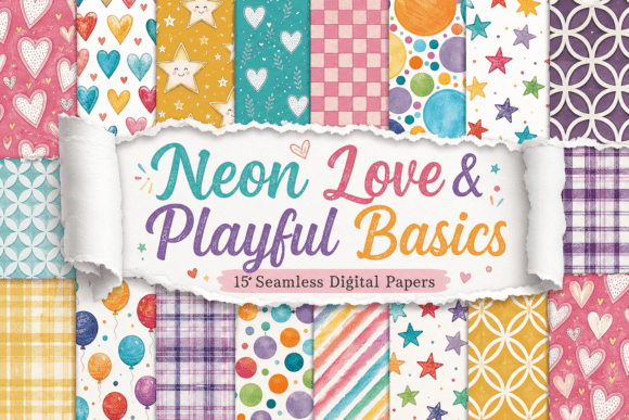 Neon Love & Playful Basics – Pattern
