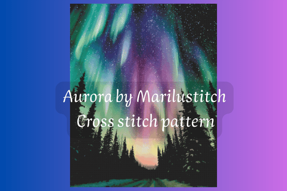 Northern Lights Crossstitch