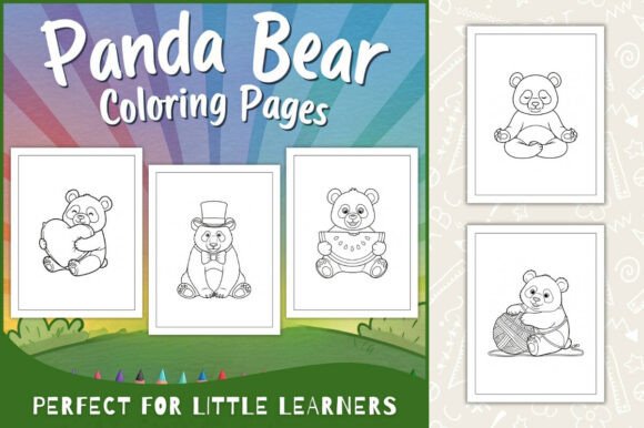 Panda Bear Coloring Pages for Kids