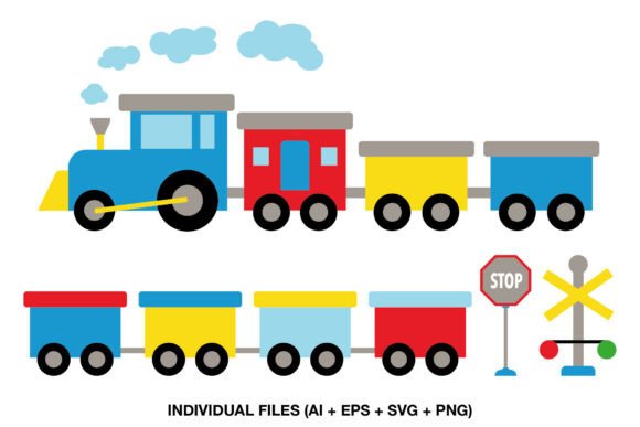 Preschool Transportation Clipart Set