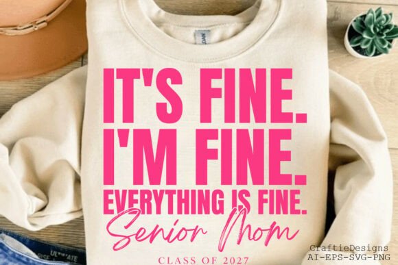 Senior Mom Class of 2027 SVG