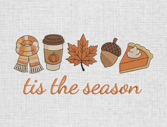 'Tis the Season Embroidery Design