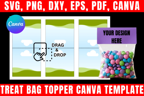 Treat Bag Troppers Canva Template