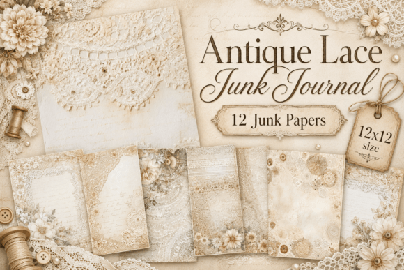 Antique Lace Junk Journal