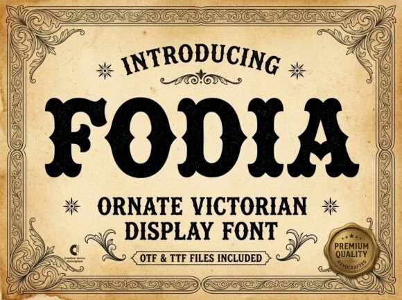 preview of Fodia Font