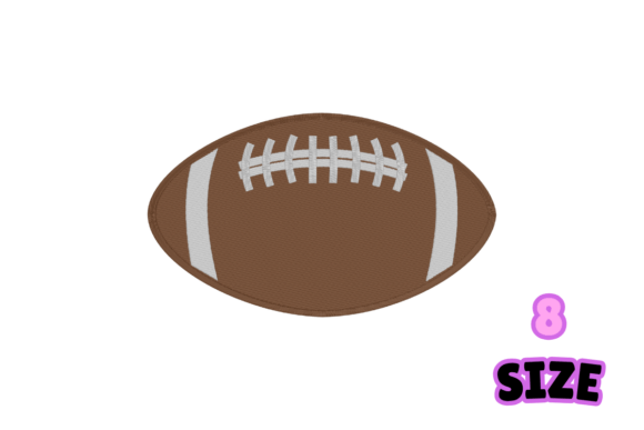 Football Embroidery Design