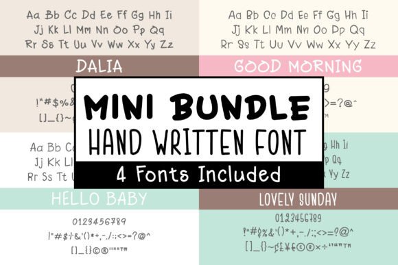 Mini Bundle Fonts