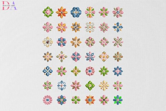 Mini Scandinavian Folk Flower