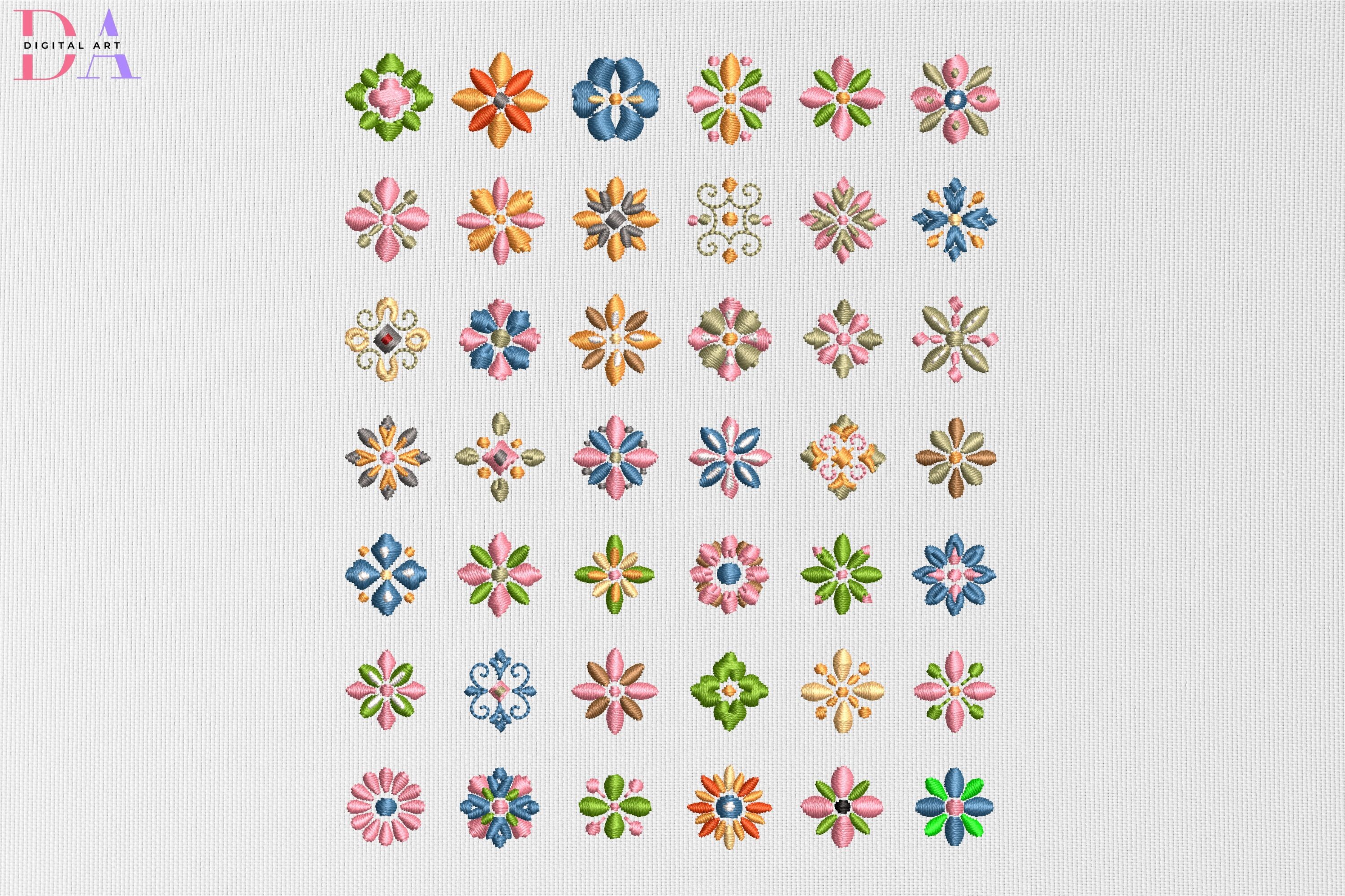 Mini Scandinavian Folk Flower