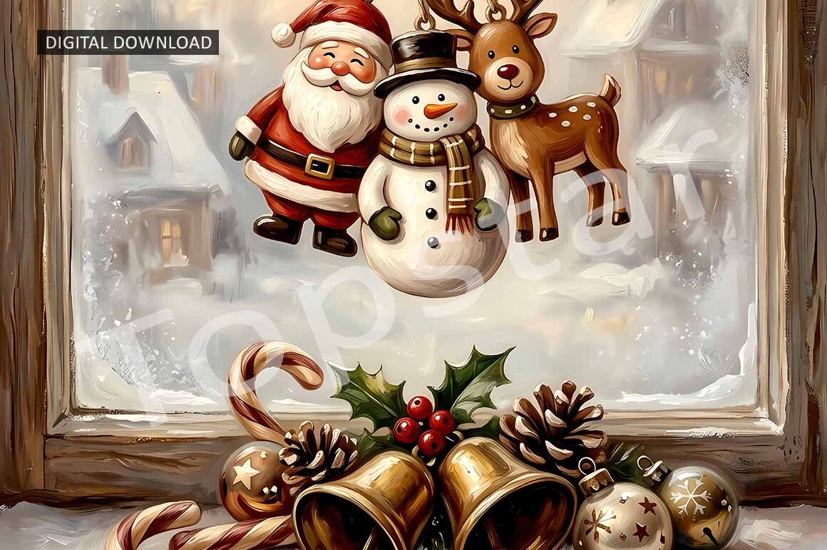 Nursery Kitchen Decor Christmas Wall Art