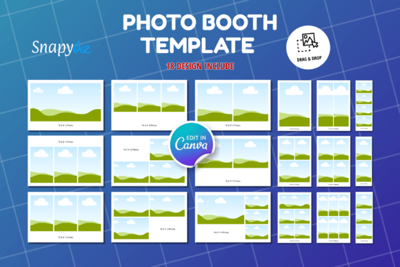 Photobooth Canva Template Bundle