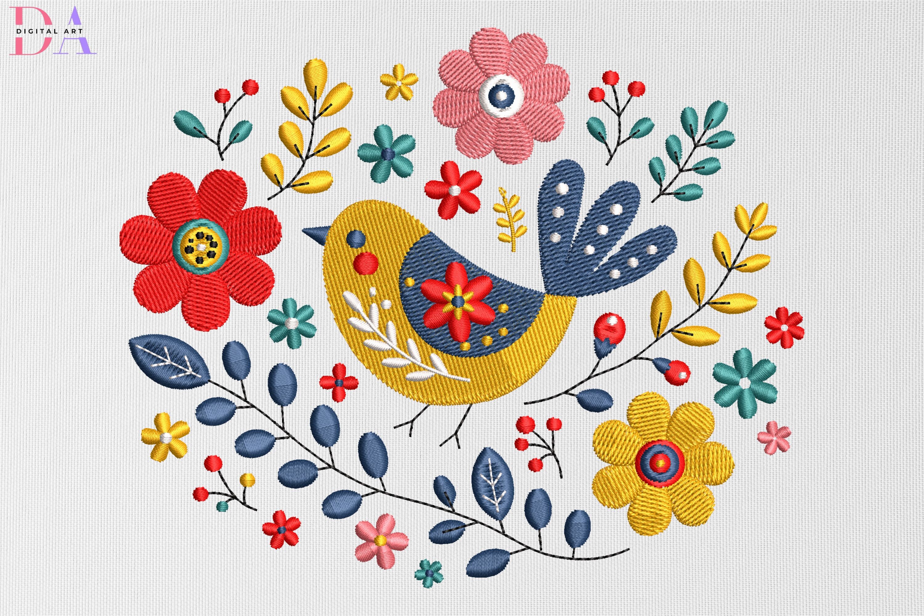 Scandinavian Folk Bird