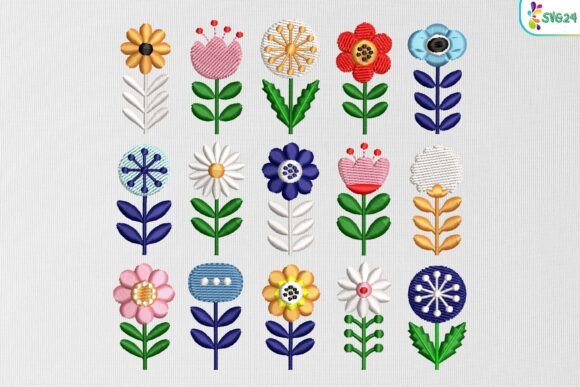Scandinavian Folk Flower