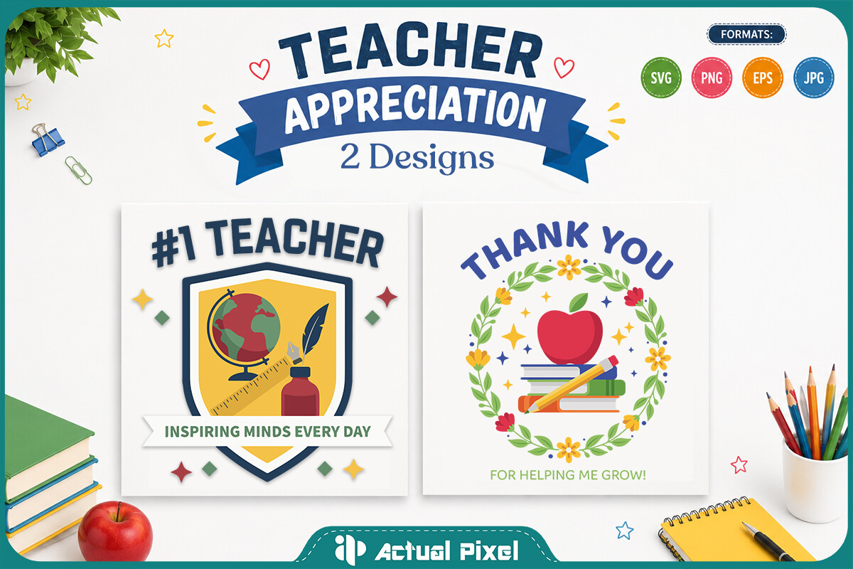 Teacher Appreciation SVG PNG