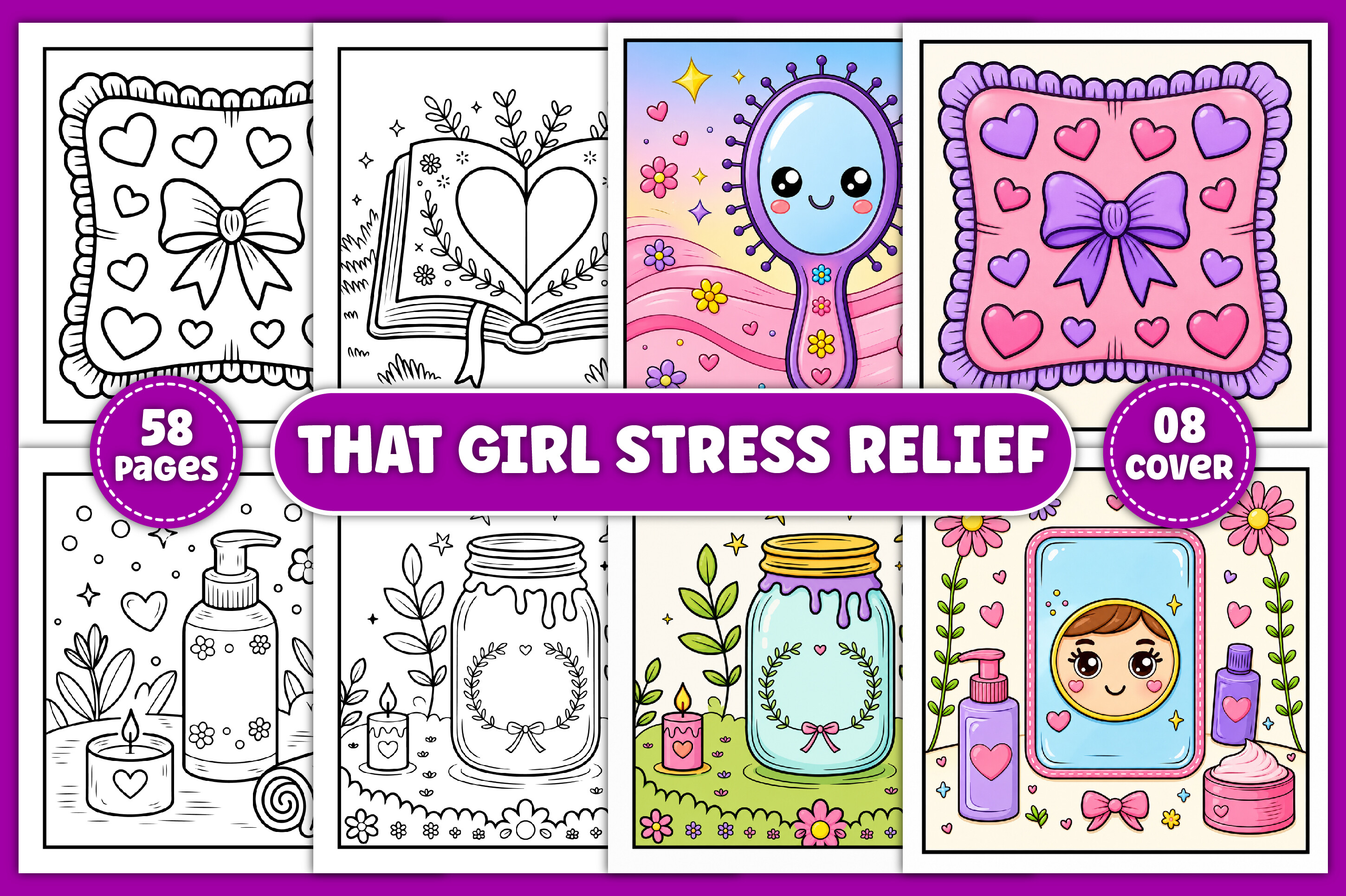 That Girl Stress Relief Coloring Book