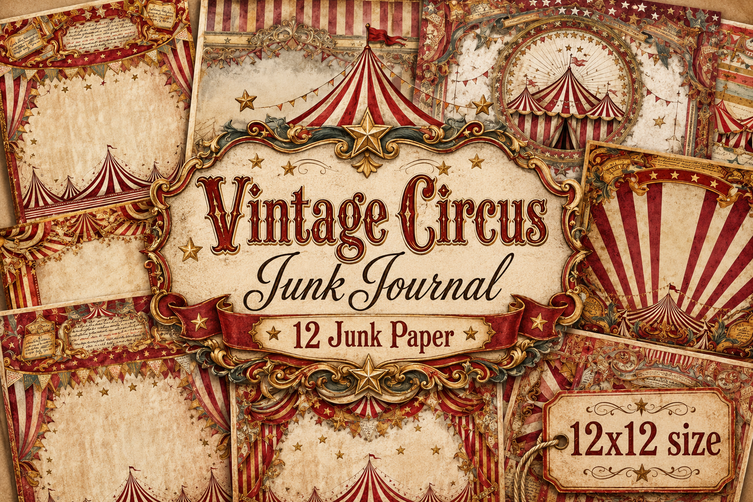 Vintage Circus Junk Journal