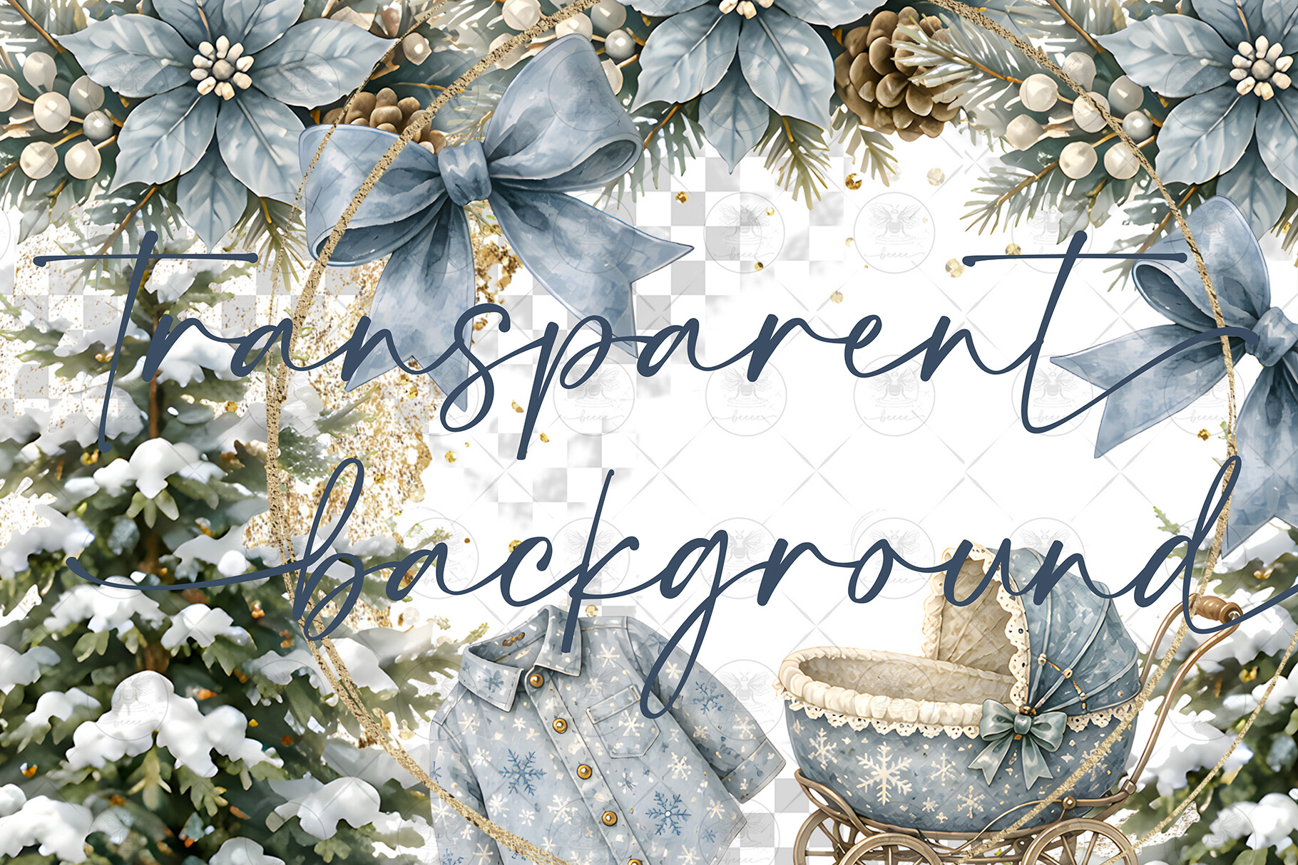 Winter Wonderland Snowflake Clipart - photo 2