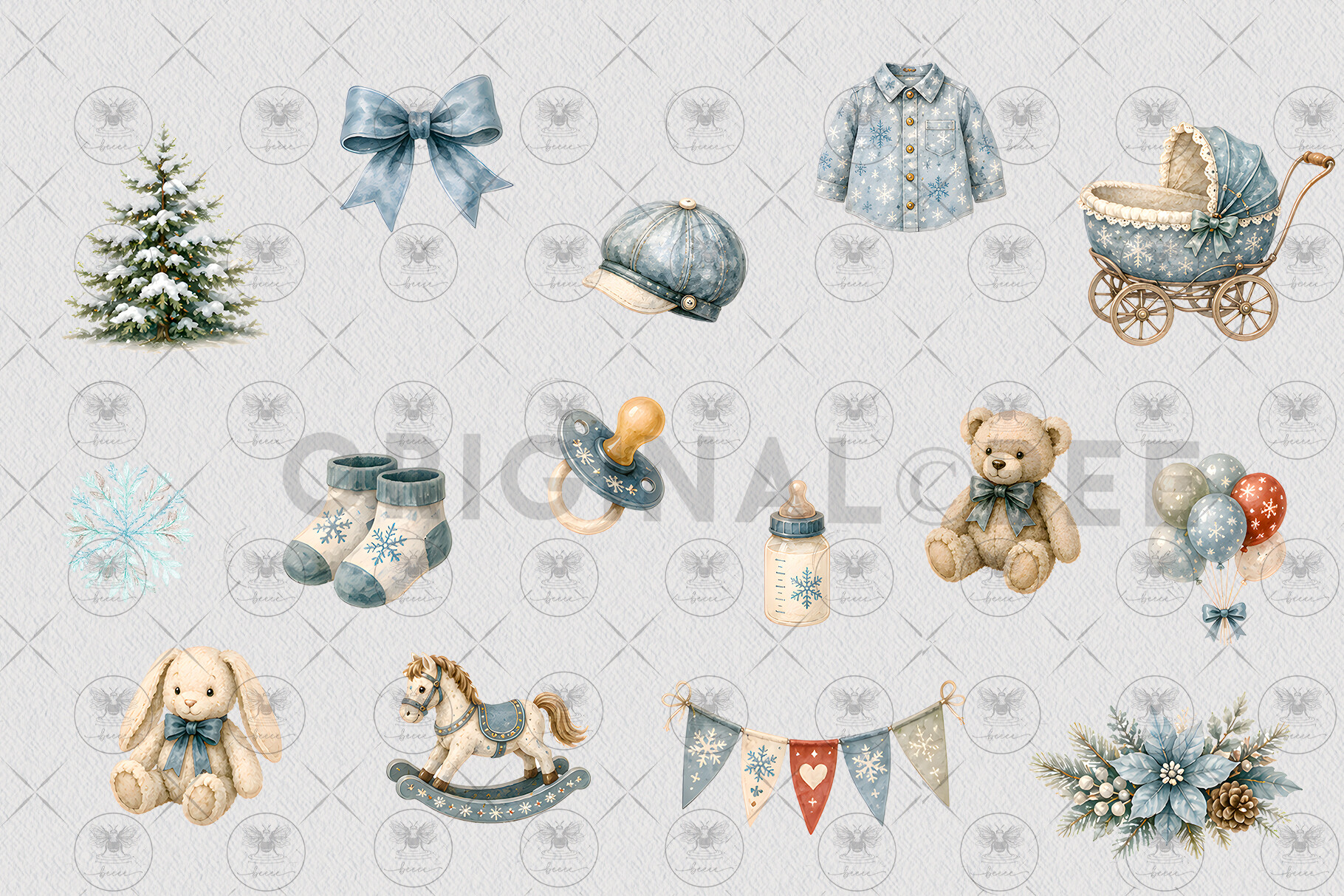 Winter Wonderland Snowflake Clipart - photo 3